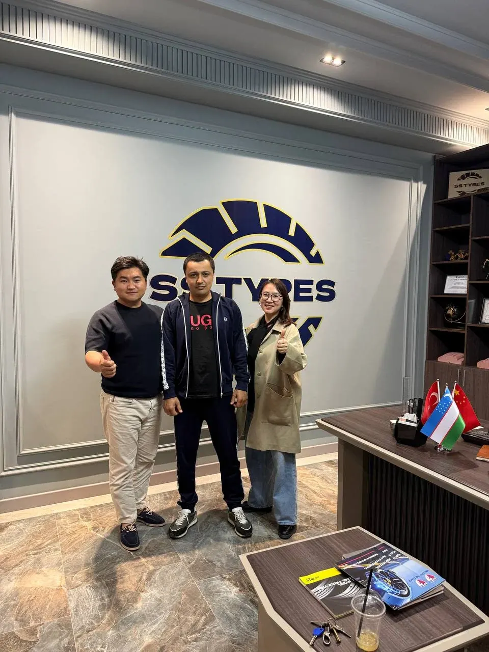 Встреча с партнёрами в офисе SS TYRES